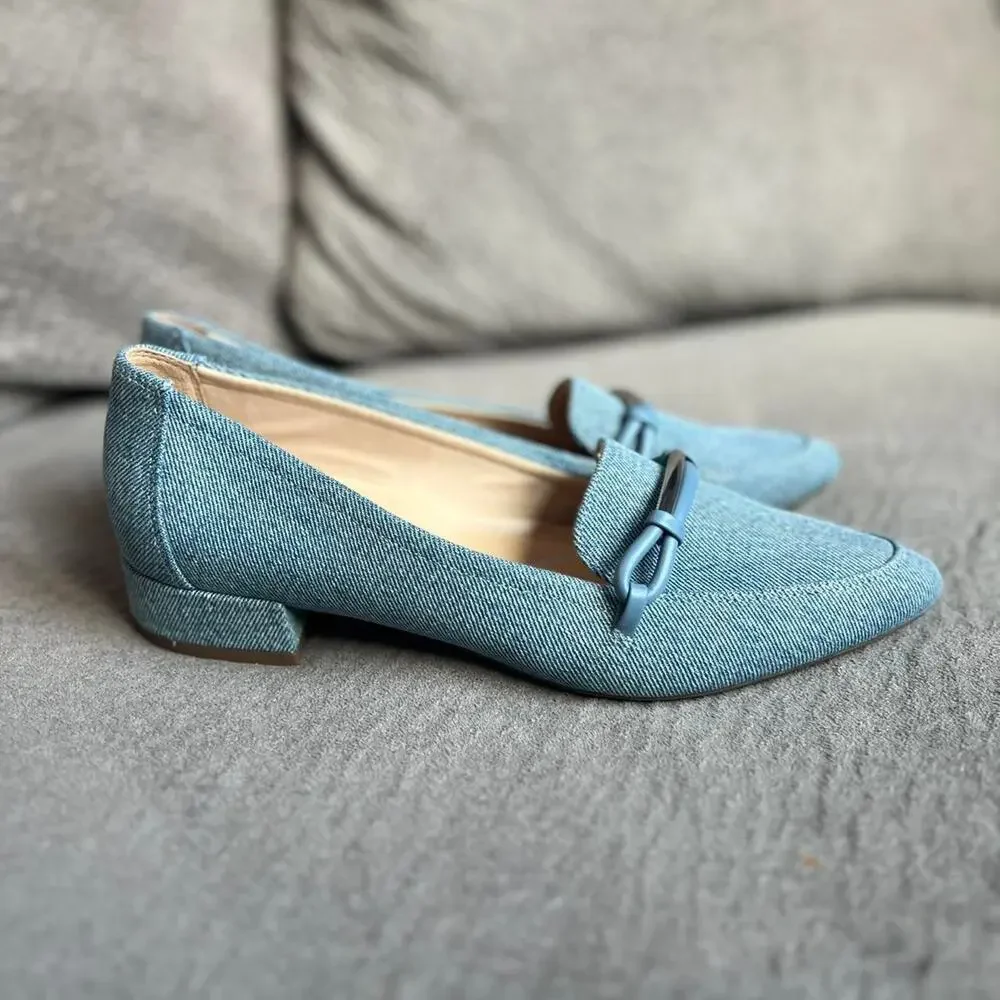 Easy Spirit denim loafers